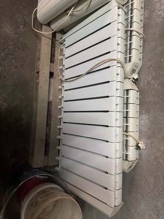 Radiadores de calor blancos