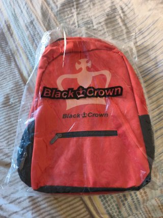 Mochila Black Crown Roja y Negra