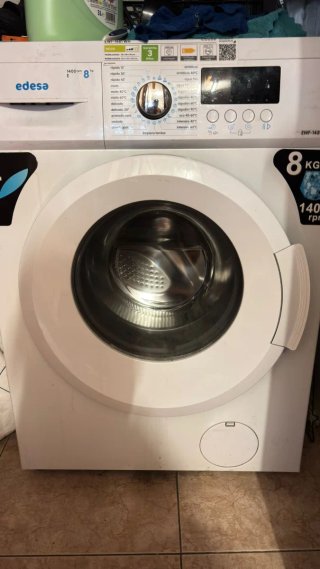 Lavadora Edesa EWF-1481 WH 8kg 1400rpm