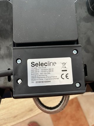 Sandwichera - Grill Selecline Negra