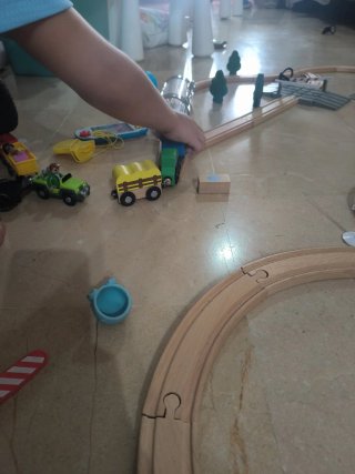 Tren madera compatible Ikea, Lidl