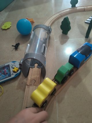 Tren madera compatible Ikea, Lidl
