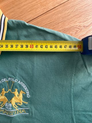 Polo La Martina Verde y Amarillo Talla XL
