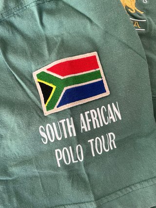 Polo La Martina Verde y Amarillo Talla XL