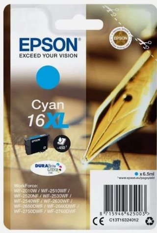 CARTUCCIA INCHIOSTRO CIANO 16XL EPSON nuova
