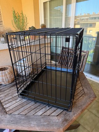 Jaula para perros Ibañez negra