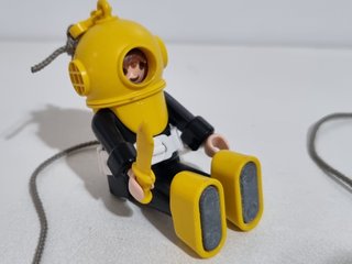 Playmobil 3348 Antiguo Buzo Traje Buceador Fondo