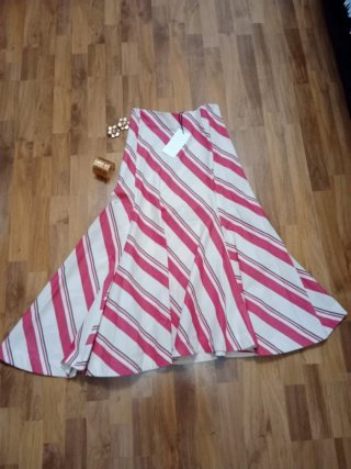 Falda larga Zara W Collection