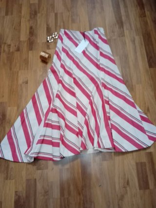 Falda larga Zara W Collection