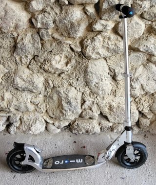 Patinete Micro Negro 2 Ruedas 200mm