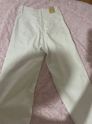Pantalones anchos beige
