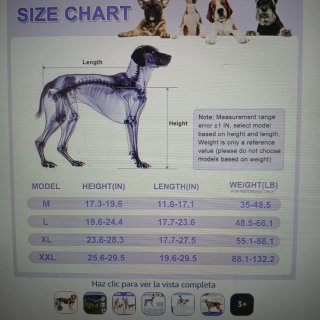 Silla de ruedas para perro talla XL