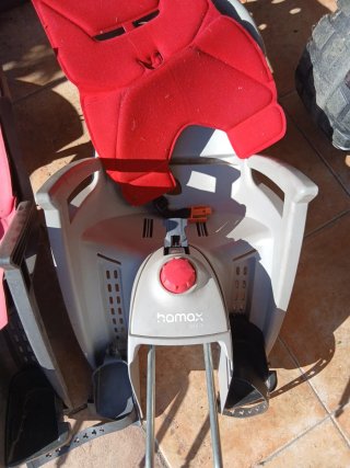 Silla Hamax Smiley y Siesta Bicicleta