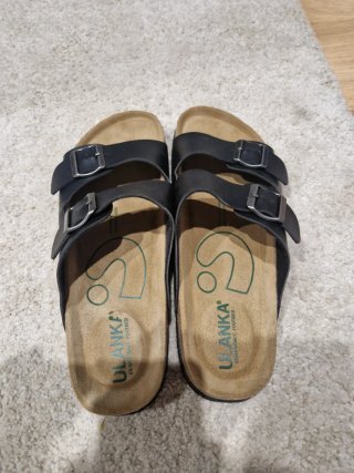 Sandalias ULANKA cuero negro