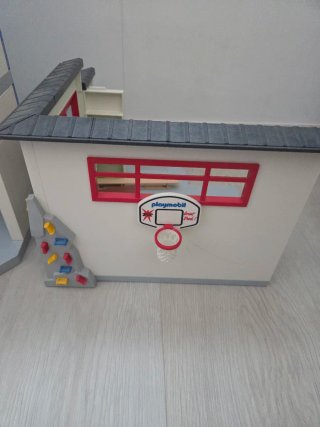 Lote Playmobil Comisaría, Gasolinera y Gimnasio