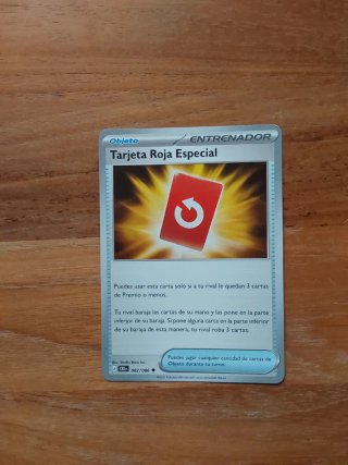 Carta Pokémon original, Tarjeta Roja Especial