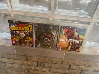 Pack 3 juegos PS3: Borderlands 2, Condemned, Max P