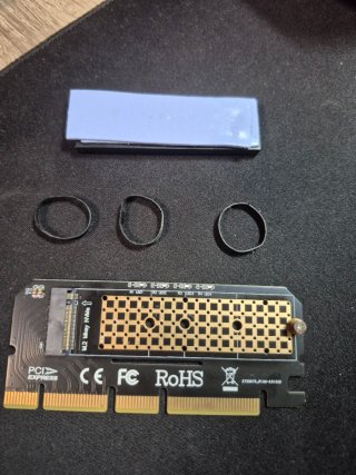 Adaptador SSD M.2 NVMe a PCI Express