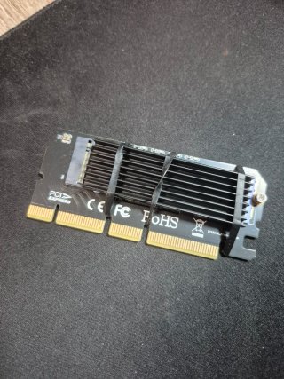 Adaptador SSD M.2 NVMe a PCI Express