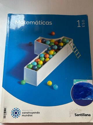 Libro escolar matemáticas y libro de soluciones