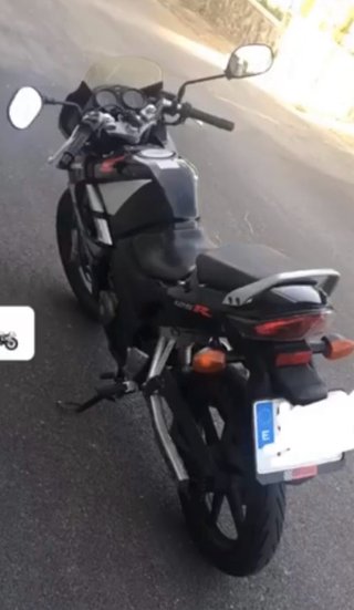 Honda CBR125R Sportbike Negra/Plata