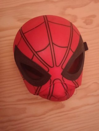 Máscara Spiderman Roja y Negra