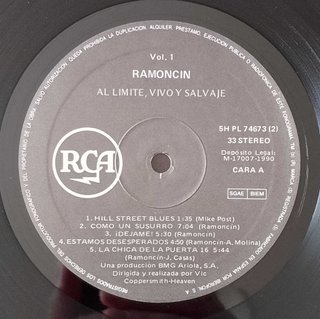 Ramoncín - Al Límite, Vivo Y Salvaje - 2LP