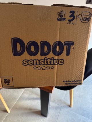 Pañales Dodot Sensitive Talla 3 (198 uds)