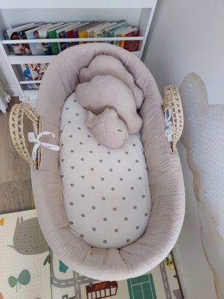Moisés Cuna Bebé Mimbre Cucos Baby