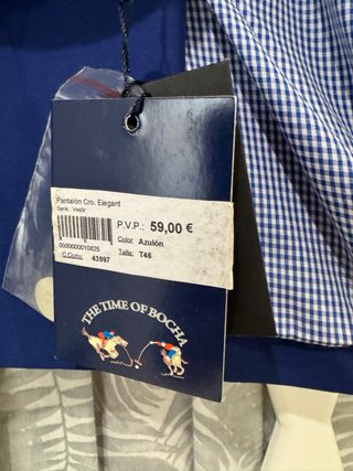 Traje azul The time of Bocha
