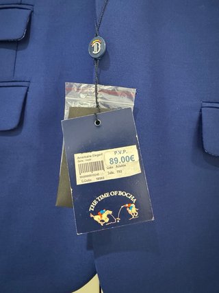 Traje azul The time of Bocha