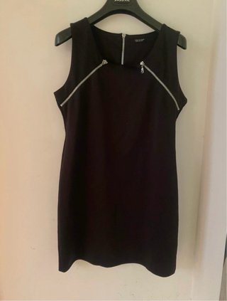 Tubino nero me&me con zip taglia unica