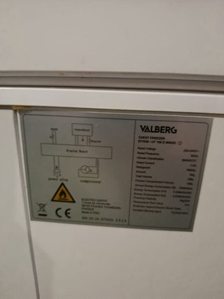 Congelador horizontal Arcon Valberg