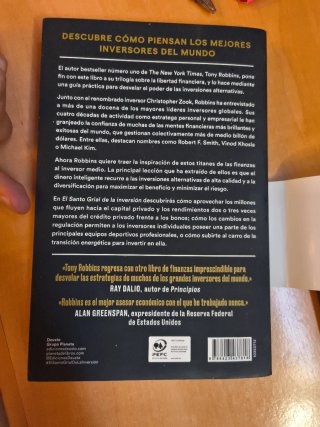 El Santo Grial de la inversión tony robbins