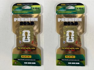 Panini FIFA World Cup 2026 lote 2x Premium Gold