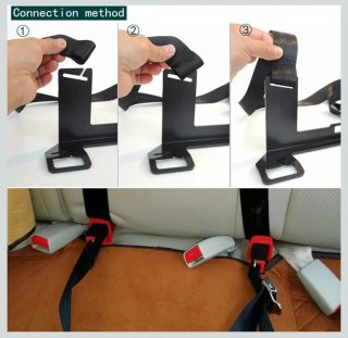 Kit anclaje seguridad sillas coche niños