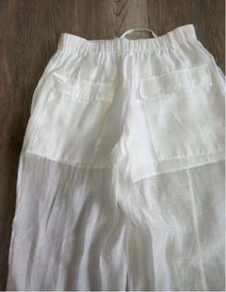 Pantalón Zara Blanco Talla Única Nuevo