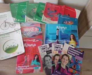 Lote libros tercero de la eso