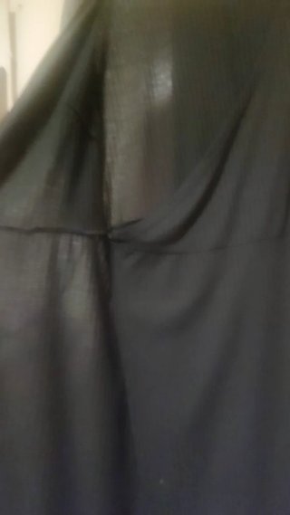 Vestido negro cruzado Kiabi talla M