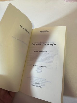 Tres Sombreros de Copa (Letras Hipanicas) (Span...
