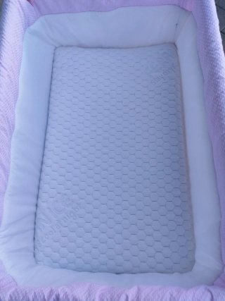 Minicuna bebé blanca plegable 640513971