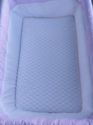 Minicuna bebé blanca plegable 640513971
