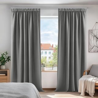Cortinas Aislantes Grises 140x200