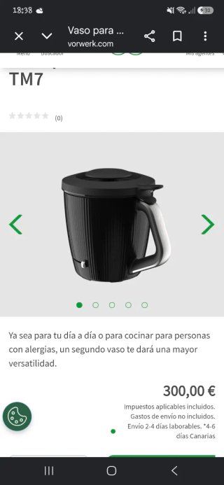 Vaso Vorwerk TM7