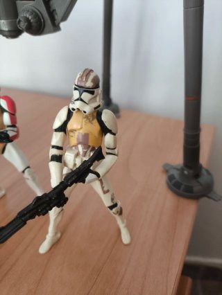Star Wars Homing Spider Droid + 6 Soldados Clon.