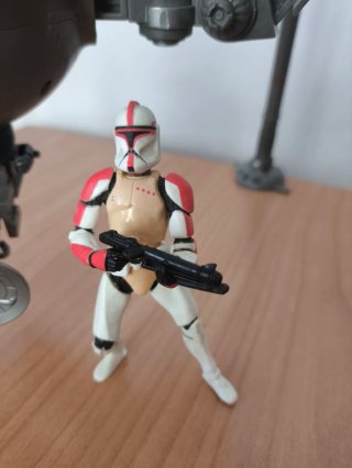 Star Wars Homing Spider Droid + 6 Soldados Clon.