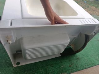 Lavabo plegable para caravana o camper