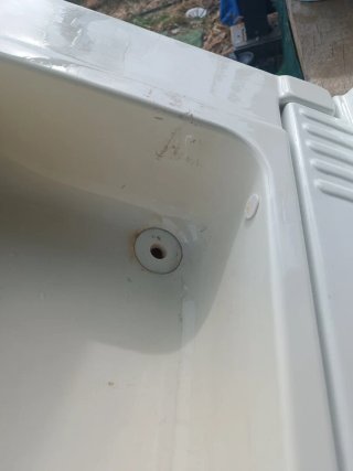 Lavabo plegable para caravana o camper