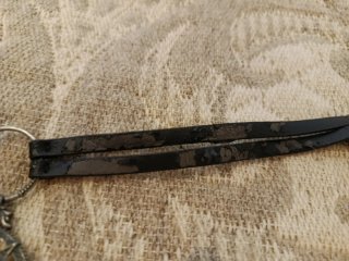 Collar gótico con pentagrama y cabeza de cabra