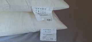 2 Almohadas Pluma Ikea Blancas